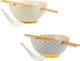 Typhoon World Foods Set bestehend aus 2 Reis- und Suppenschüsseln 13 cm