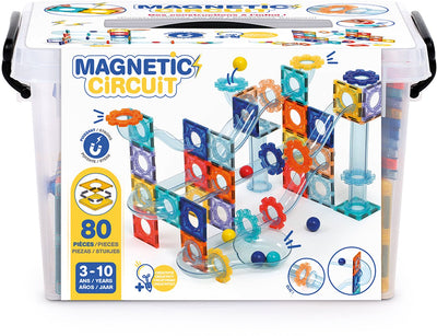 Ludi – magnetische Kugelbahn – magnetische Fliesen – magnetisches Spielzeug – Konstruktionsspielzeug