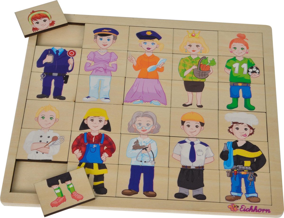 Eichhorn Holzpuzzle Berufe, 30.