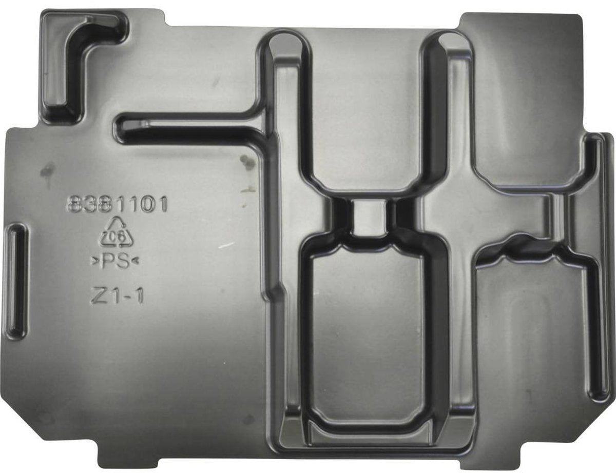 Makita-Zubehör 838110-1 Einlage für 2 oder 4 Akkus und Ladegerät in Mbox 1 (838754-7) – 838110-1