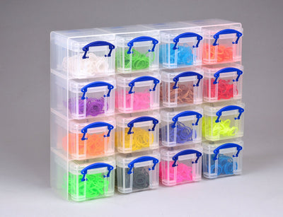 Aufbewahrungsbox wirklich nützliche Boxen 0,14 l schwarz, transparent