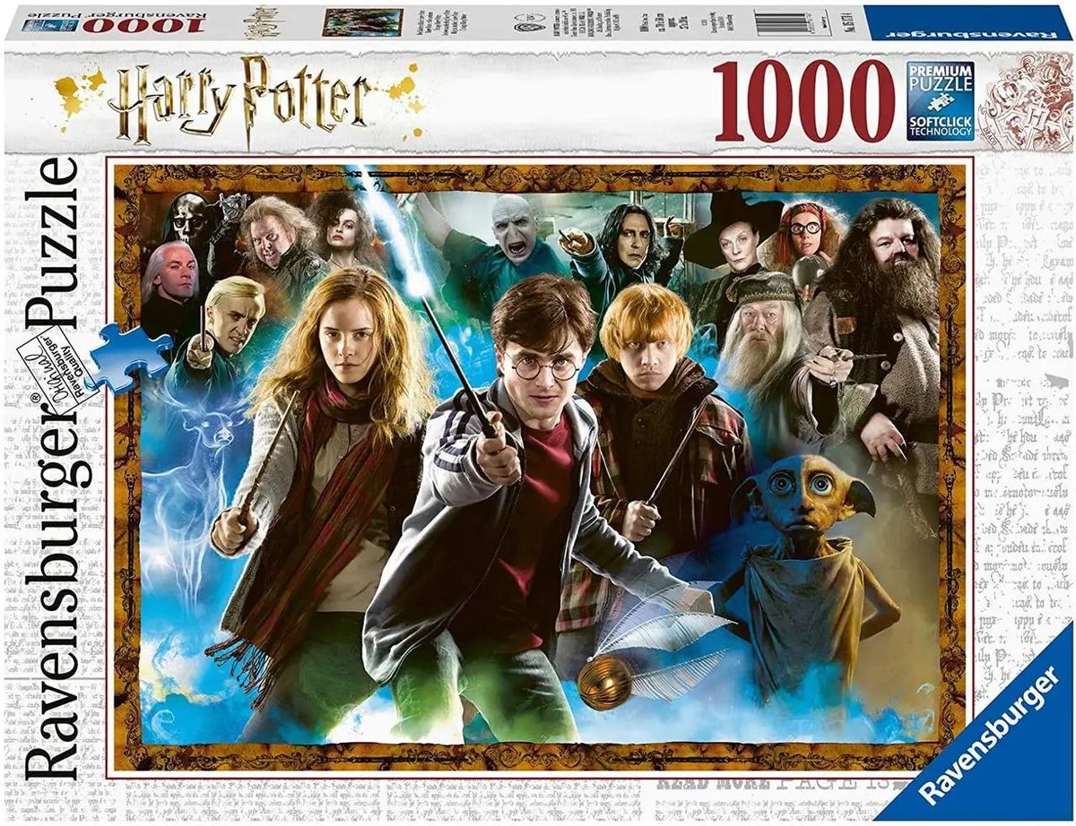 Ravensburger Puzzle Harry Potter Der Zauberlehrling – Puzzle – 1000 Teile