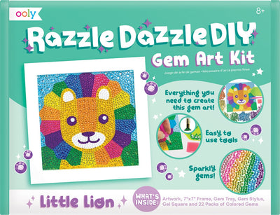 Ooly - razzle dazzle - d.i.y. Edelstein-Kunstset – kleiner Löwe