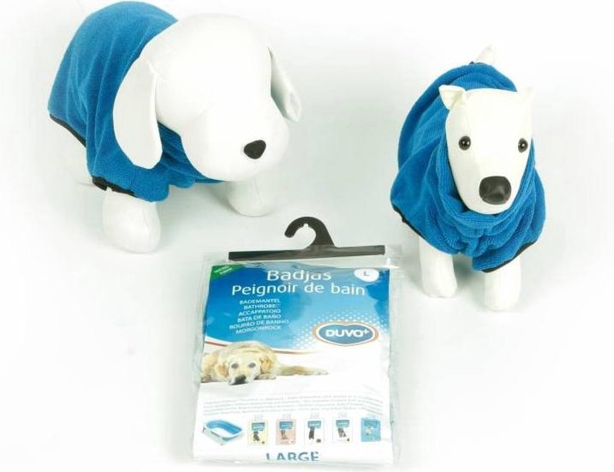 Duvo Hundemantel - Blau - M Rückenlänge 28 cm
