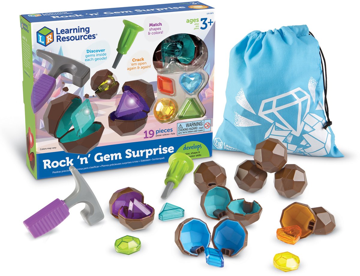 Lernressourcen Rock 'n' Gem Surprise – Experiment – Rollenspiel – 3+