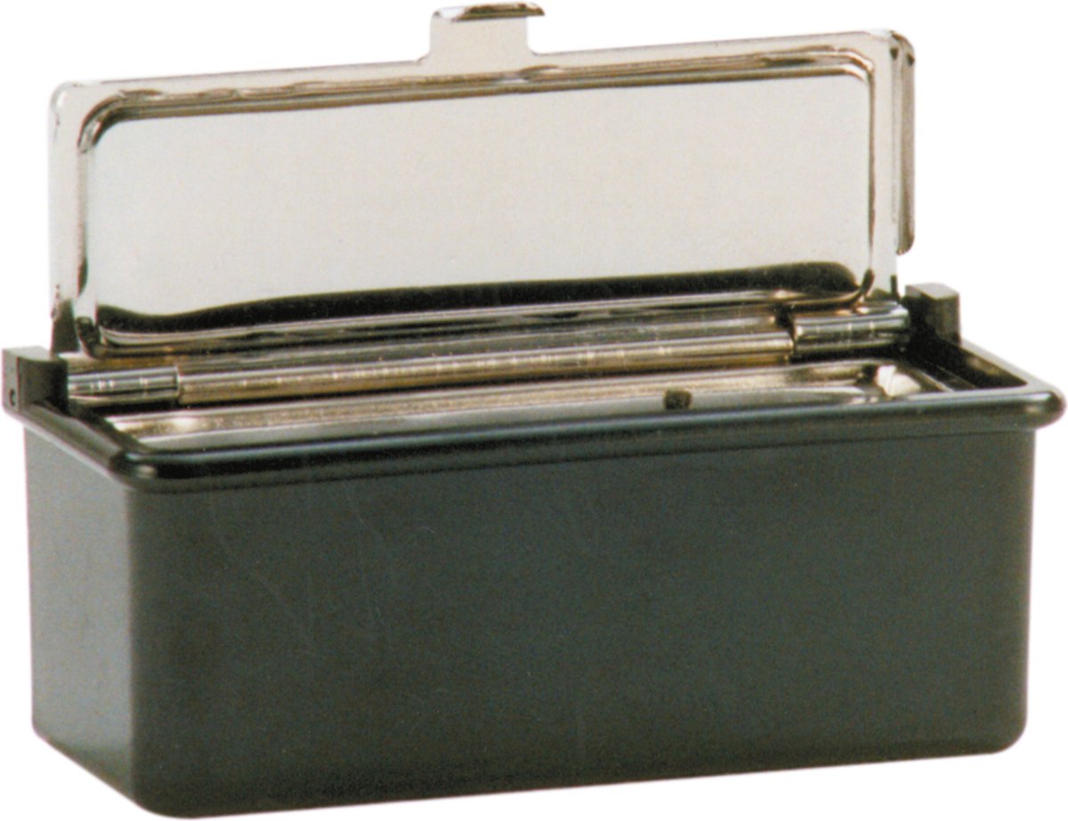 Carpoint Autoaschenbecher mit Deckel 9x5cm - Schwarzchrom
