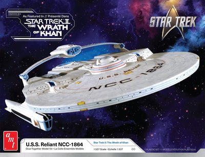 Amt Modellbausatz Raumfahrt – 1457 Star Trek II The Wrath of Khan U.S.S. Reliant NCC-1864 Kunststoff – 1:537 – Modellbau