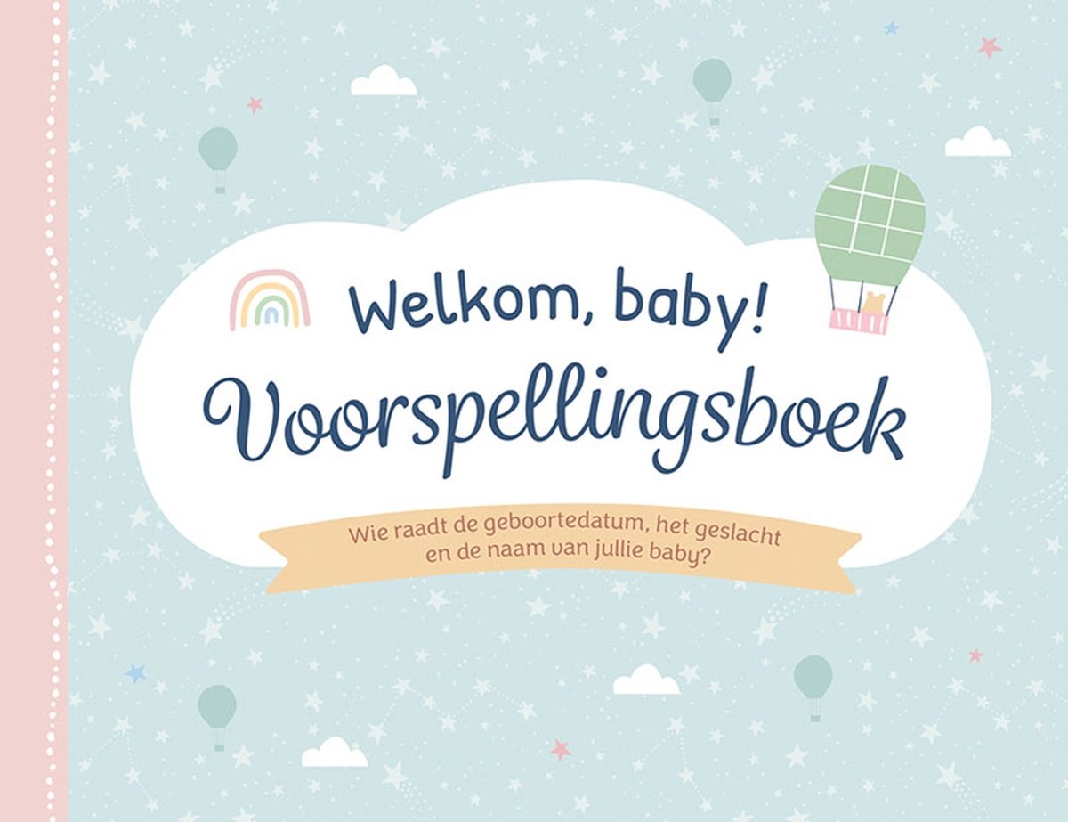 Paperstore Deltas Willkommens-Baby-Vorhersagebuch.