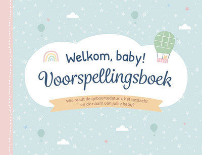 Paperstore Deltas Willkommens-Baby-Vorhersagebuch.