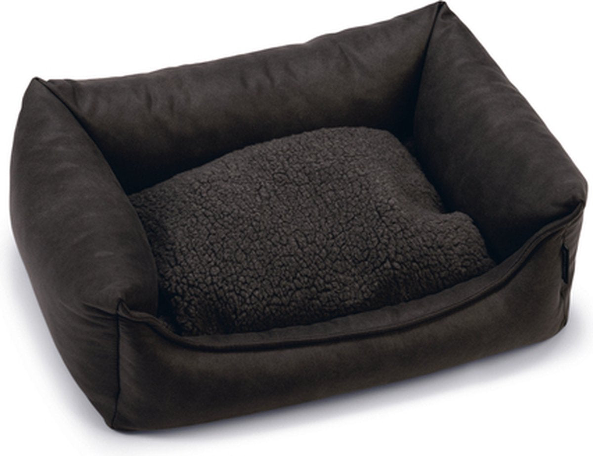 Beeztees uma – orthopädisches Hundebett – Anthrazit – 60 x 40 x 20 cm
