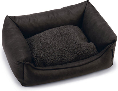 Beeztees uma – orthopädisches Hundebett – Anthrazit – 60 x 40 x 20 cm