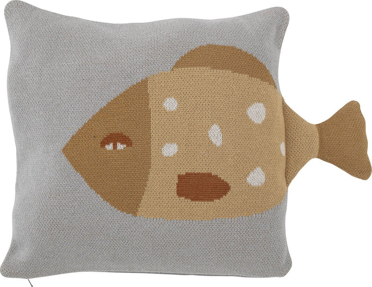 Bloomingville Mini-Larle-Kissen, blau, Baumwolle Oeko-Tex®