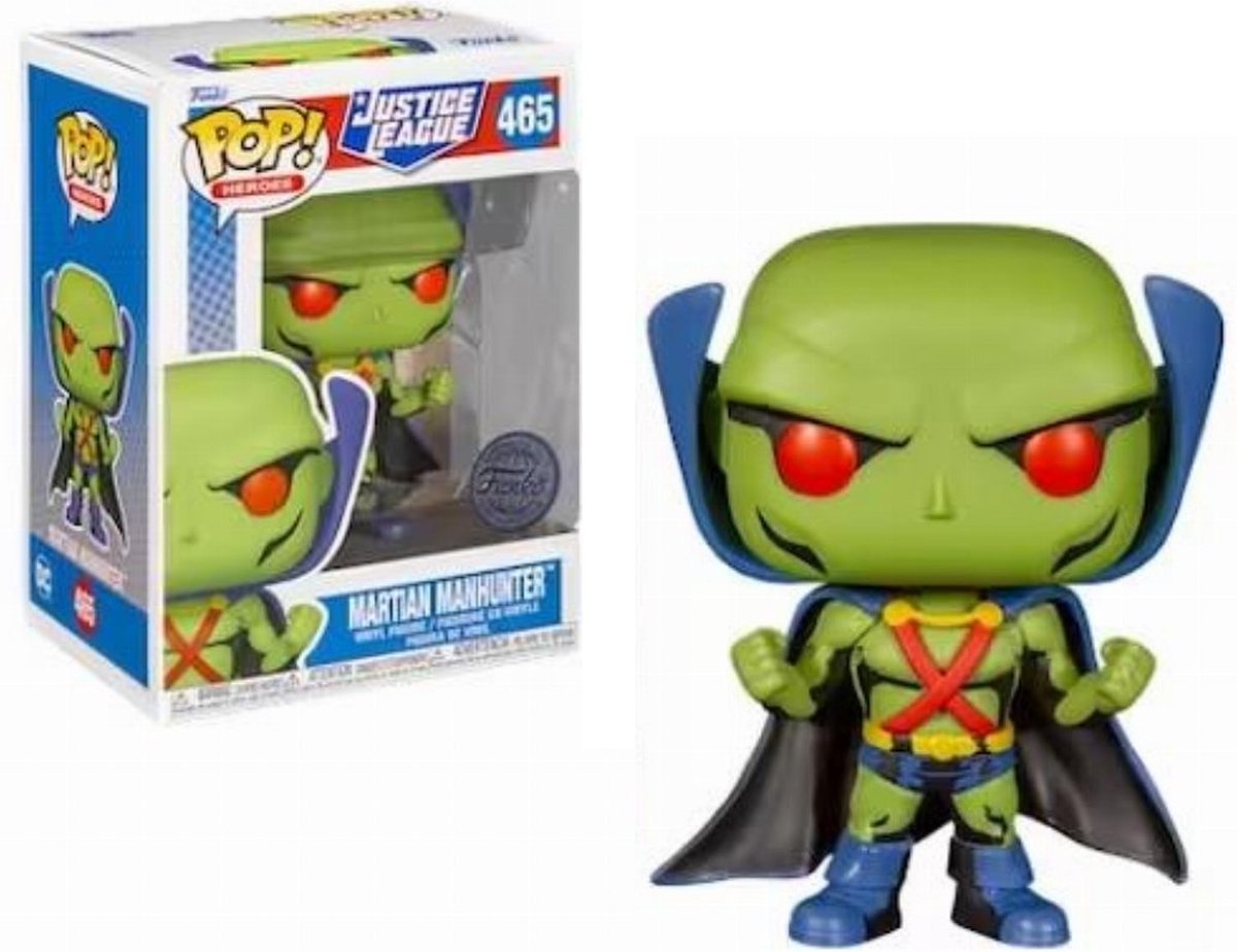 Funko-Pop! Heroes: Justice League – exklusiv für Martian Manhunter