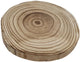Dekoration Baumscheibe Paulownia Holz verbrannt, Ø 20 cm