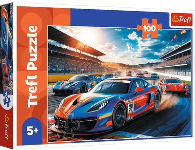 Trefl Puzzle Fast Racer – 60 Teile FSC-Mix 70 % Kinderpuzzle.