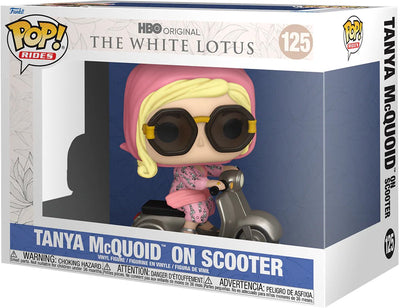 Funko, der weiße Lotus-Pop! reitet Vinylfigur Tanya auf Roller 15 cm Pop! Figur