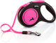 Flexi Rollijn neues Neonband schwarzrosa