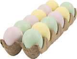 Plastikeier Pastell, 12st. - afbeelding 1