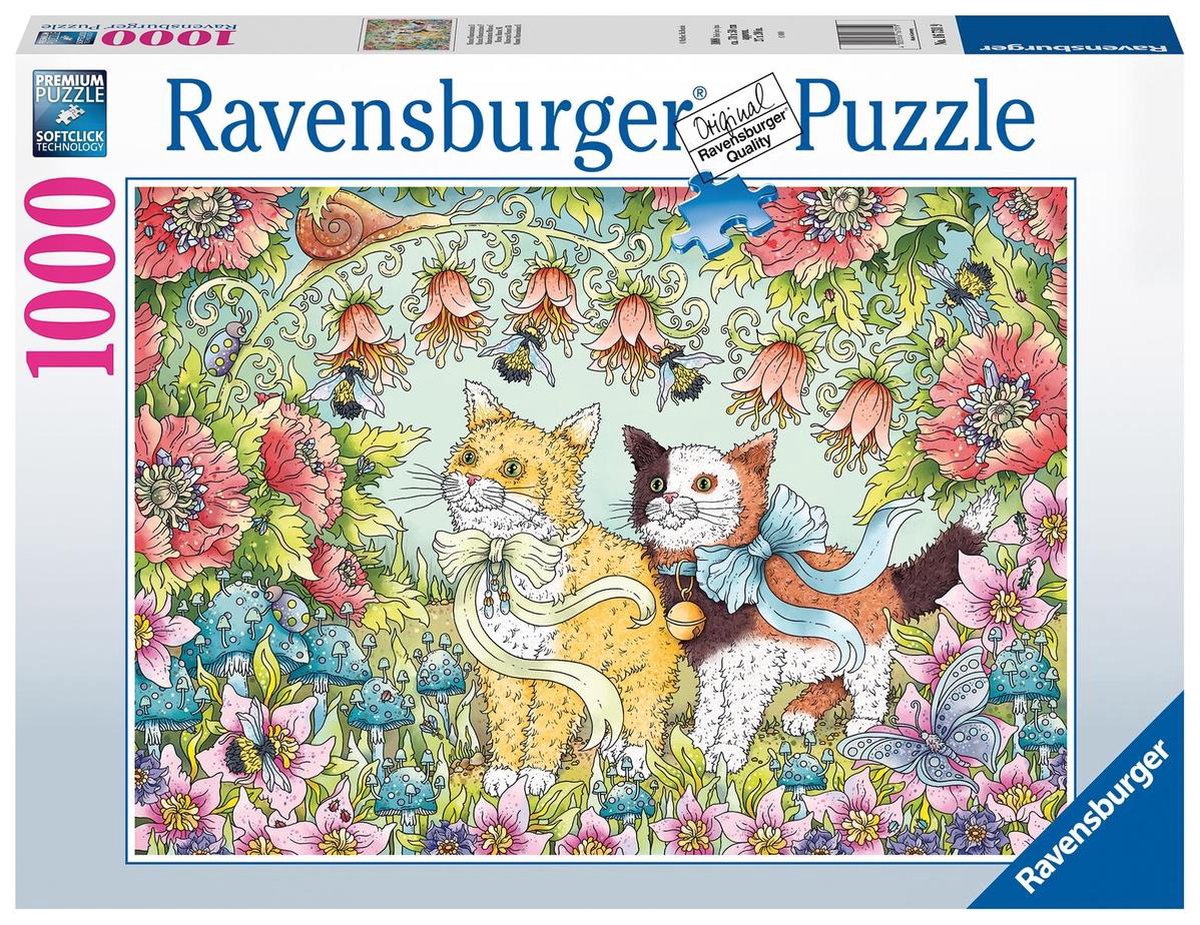 Ravensburger Puzzle Katze Freundschaft 1000 Stücke