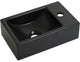 Plieger Houston Brunnen 37x23cm 1 Hahnloch rechts mattschwarz