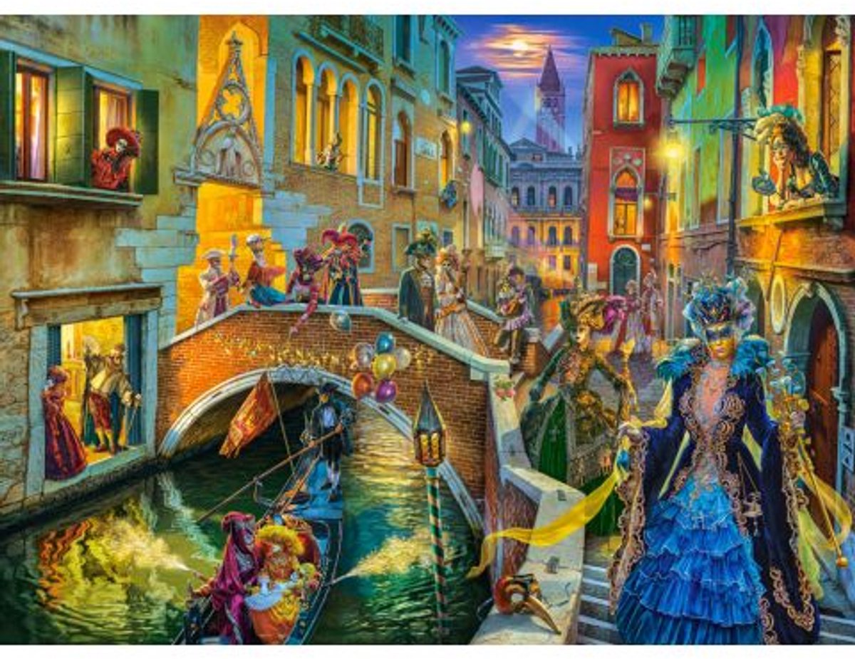 Castorland Puzzle Karneval von Venedig - Puzzle 3000 Teile.