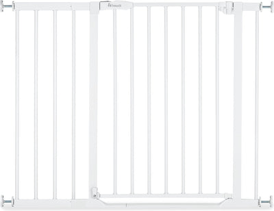 Hauck Clear Step Set 2 Treppenschutzgitter mit 21 cm Verlängerung – 96 bis 101 cm – weiß
