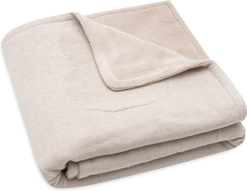 Jollein x Miffy – Kinderbettdecke 75 x 100 cm – Kinderbettdecke, Kinderbettdecke, Babydecke – Miffy – Nougat-Korallen-Fleece