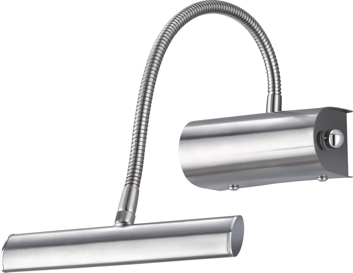 Trio curtis - Wandleuchte - Nickel matt - inkl. 1x SMD-LED 4W - dimmbar - flexibel