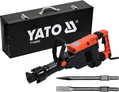 Yato Abbruchhammer Abbruchhammer | 1600w | 230V | 70 Jahre | hex | ölgekühlt | inkl. Koffer und 2 Meißel
