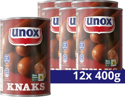 Unox Frankfurter Würstchen - Knaks - 12 x 400 g - Vorteilspack