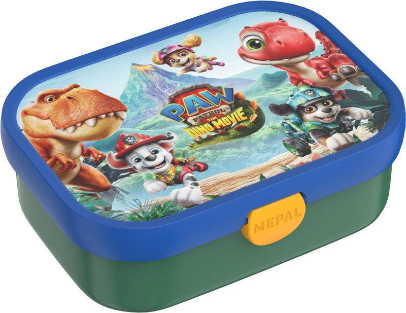Mepal Lunchbox Campus – 750 ml – Lunchbox mit Fächern für Kinder – geeignet für 4 Sandwiches – Paw Patrol Dino