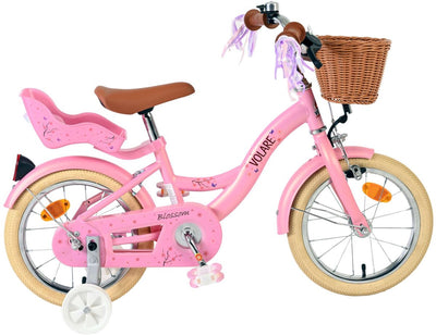 Volare Blossom Children's Bicycle Girls 14 Zoll rosa