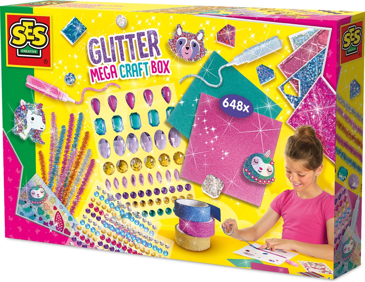 SES Glitter Mega Craft Box