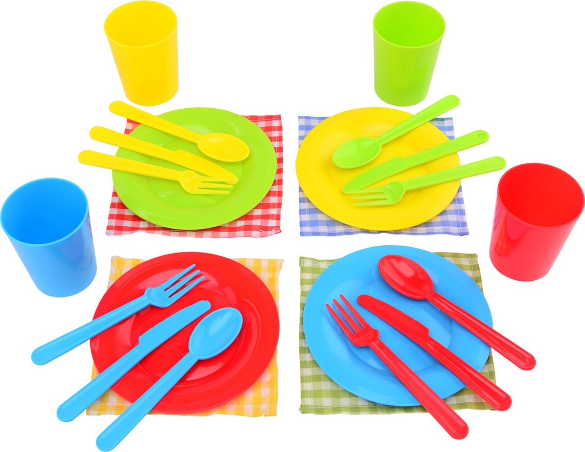 Johntoy Home Kitchen Picknick -Set, 24dlg.