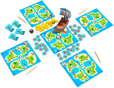 Haba Brettspiel Totenkopfinsel Piratenabenteuer für Kinder.