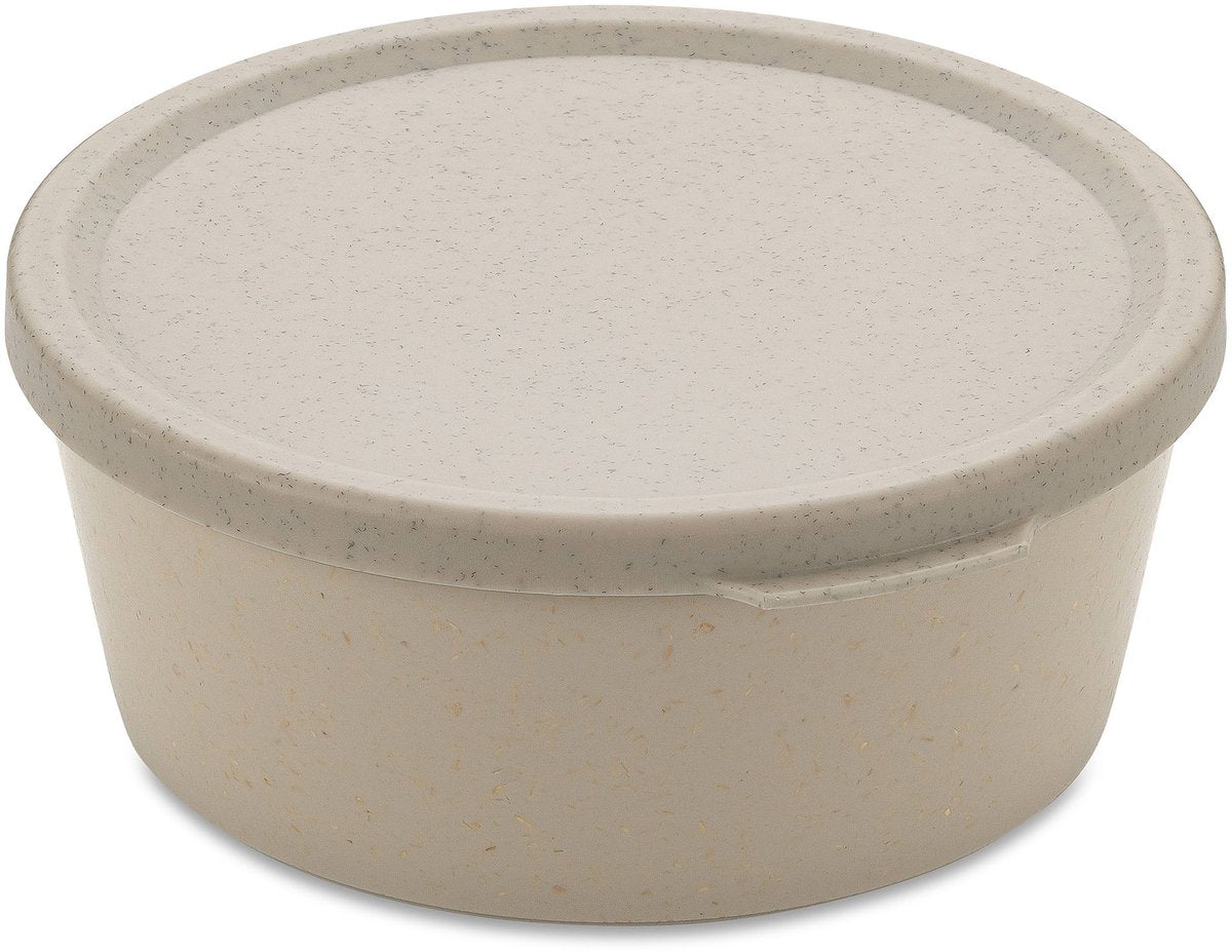Koziol Schüssel mit Deckel, 0,89 l, Bio, Sandbeige - | Schüssel anschließen