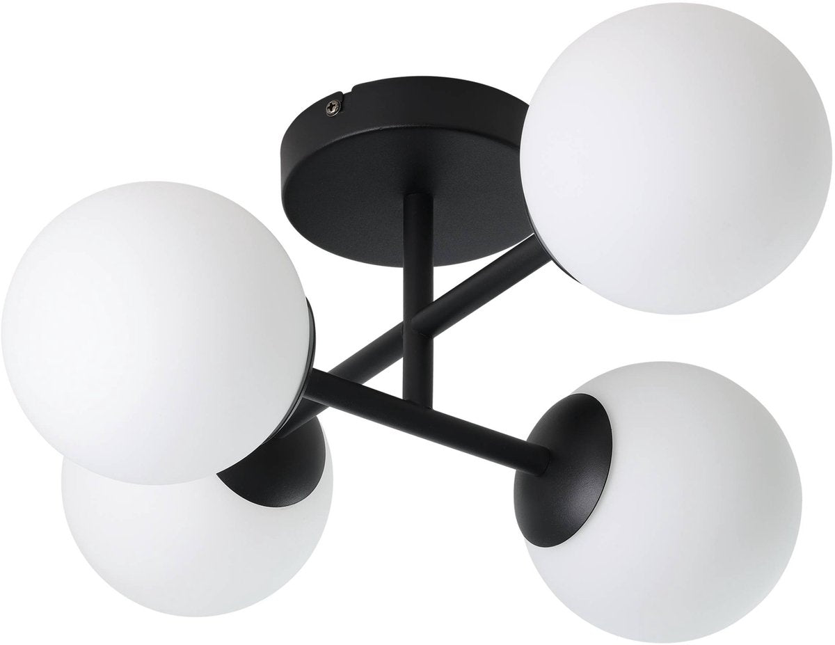 Eglo Castrovido Deckenleuchte – Badezimmer – G9 – 47,5 cm – Schwarz und Weiß