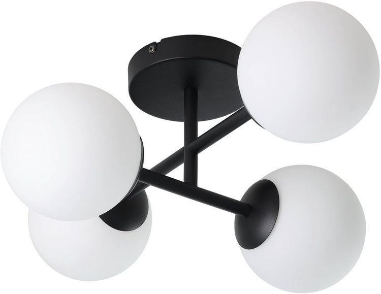 Eglo Castrovido Deckenleuchte – Badezimmer – G9 – 47,5 cm – Schwarz und Weiß