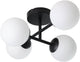 Eglo Castrovido Deckenleuchte – Badezimmer – G9 – 47,5 cm – Schwarz und Weiß
