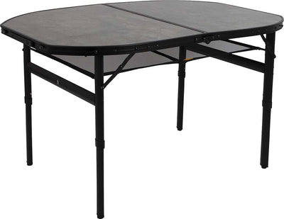 Bo-Camp – Industrial – Tisch – Northgate – oval – Koffermodell – 120 x 80 cm