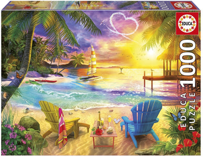 Educa - Love Beach - Puzzle - 1000 Teile - Puzzle
