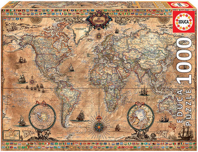 Educa – Antike Weltkarte – 1000 Teile – Puzzle