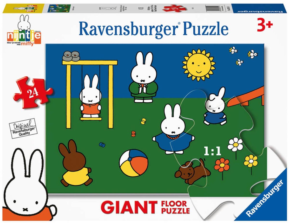 Bodenpuzzle Mega Miffy 24 Stücke