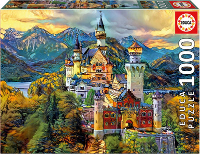 Educa - Puzzle - 1000 Teile - Schloss Neuschwanstein