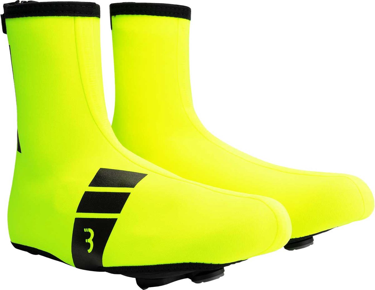 BBB Cycling Heavy Duty Fahrradüberschuhe Radfahren Mountainbike – Fahrradüberschuhe – Thermo- und wasserabweisend – Neongelb – Größe 39 40 – BWS-02B