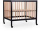 Childhome Park 97 Box mit Rollen – 3-fach höhenverstellbar – Holz – Schwarz Natur – 98 x 78 x 82 cm