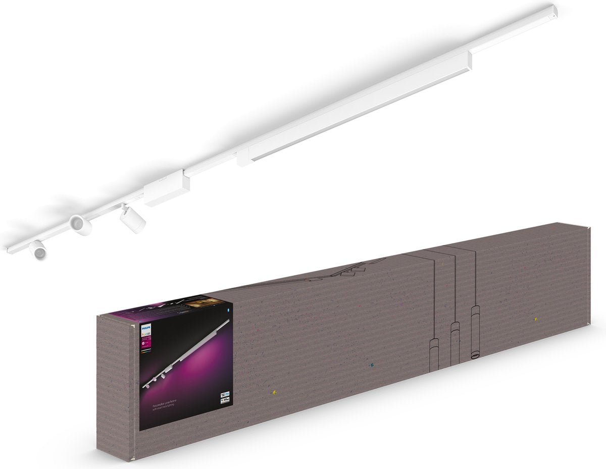 Philips Hue Perifo gerade grundlegende Deckenset (3 Flecken, 1 Lichtball