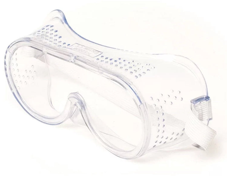 Drel Schutzbrille transparent – belüftet – leicht – Polycarbonat – CE-geprüft – Spritzschutzbrille – Schutzbrille