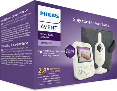 Philips Avent – Video-Babyphone – Weiß – Babyphone mit Kamera – scd882 26