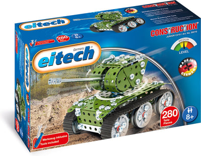 Eitech ® Baukasten – Panzer – 280-teilig – Metallbausatz mit Werkzeug – Konstruktionsspielzeug – ab 8 Jahren